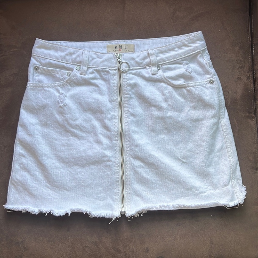 Free People Denim Skirt